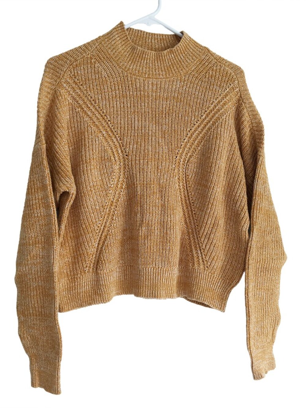 Kendall & Kylie Women's Yellow Oversized Sweater Size Small